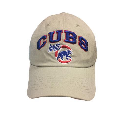 Iowa Cubs Tan Hawk Adjustable Cap