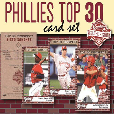 Reading Fightin Phils 2018 Top 30 Prospects Card Set - Reading Feel the History