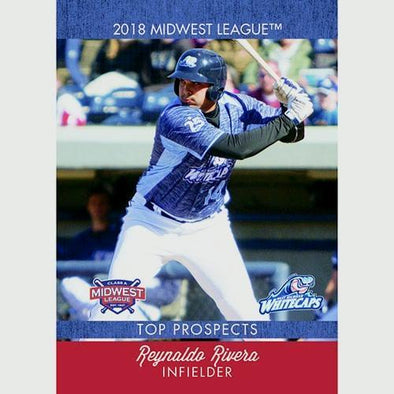 West Michigan Whitecaps 2018 MWL Top Prospect Set