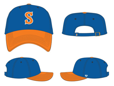 47 Royal/Orange Two Tone Clean Up Adj.