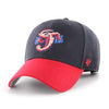 Jacksonville Jumbo Shrimp '47 Two Tone Navy & Red MVP Adjustable Cap