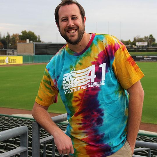 Stockton Ports Tie Dye Tee