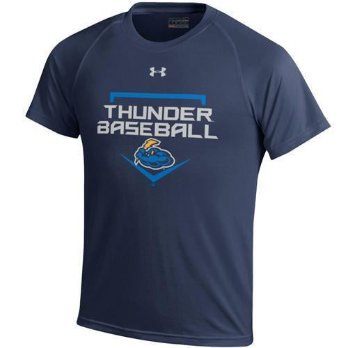 Trenton Thunder Youth Under Armour 680 Navy Thunder Baseball t-shirt