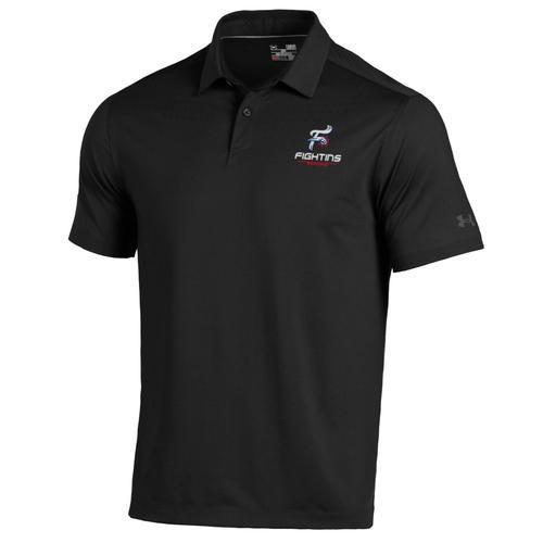 Reading Fightin Phils Under Armour Black Ice Pick Jacquard Polo