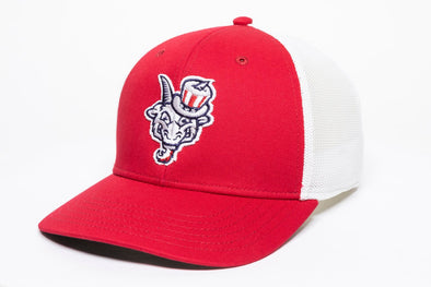Hartford Yard Goats OC Sports Uncle Sam Adjustable Cap in Red