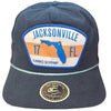 Jacksonville Jumbo Shrimp OC Uncle Charlie Navy Snapback Cap