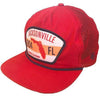 Jacksonville Jumbo Shrimp OC Uncle Charlie Red Snapback Cap