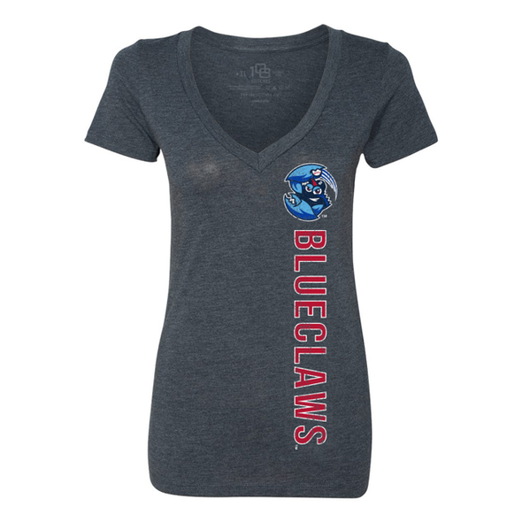 Lakewood BlueClaws Women's Vertical V-Neck