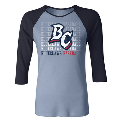 Lakewood BlueClaws Women's Home Raglan