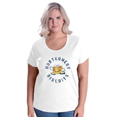 Montgomery Biscuits Curvy Premium Jersey Tee