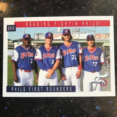 Reading Fightin Phils 2019 Updated Team Set