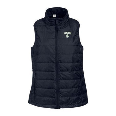 San Jose Giants Vantage Women's Black Puff Vest