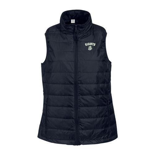 San Jose Giants Vantage Women's Black Puff Vest