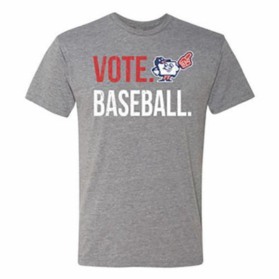 Iowa Caucuses Vote Baseball Tee Gray