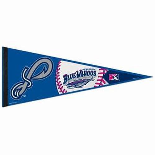 Pensacola Blue Wahoos Pennant - P-Hook Blue