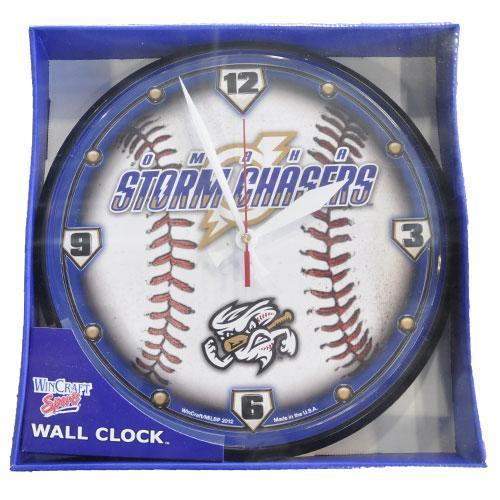 Omaha Storm Chasers Wall Clock