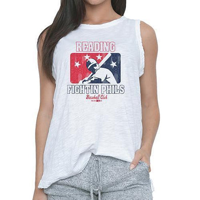 Reading Fightin Phils Women's Retro Brand Slub Tank