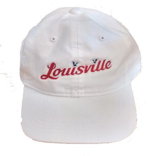 Louisville Bats Adult LL Cotton Twill Cap White