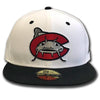 Carolina Mudcats White New Era 5950 On Field Cap