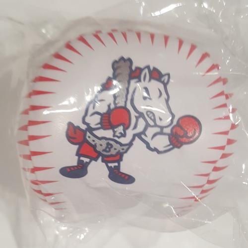 Softee Ball Mascot Logo