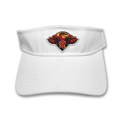 Rochester Red Wings White Road Logo Visor