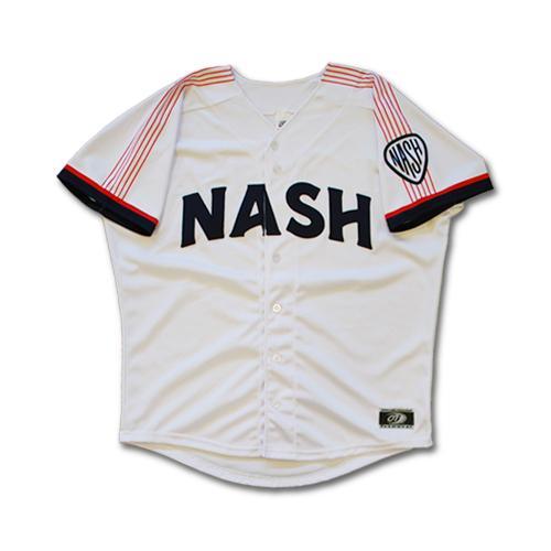 Nashville Sounds Youth Replica White Home Jersey