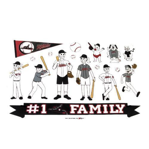 Richmond Flying Squirrels Spirit Family Window cling