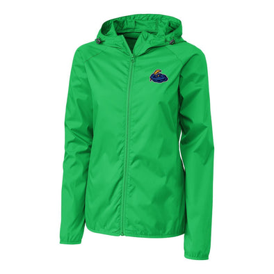 Trenton Thunder Women's Reliance Packable Windbreaker Jacket Apple Green