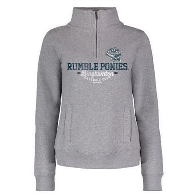 Womens Heather Quarter Zip