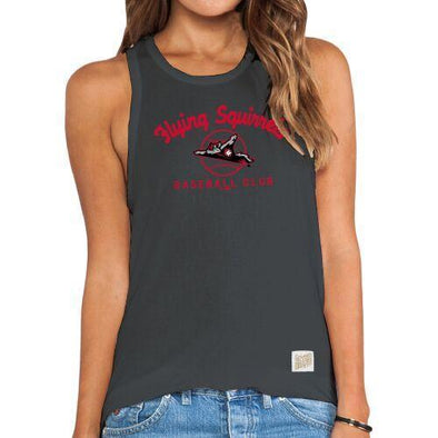 Richmond Flying Squirrels Retro Baseball Club Muscle Tank Grey