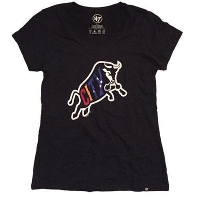 Durham Bulls 47 Brand Womens Black Bull City Club