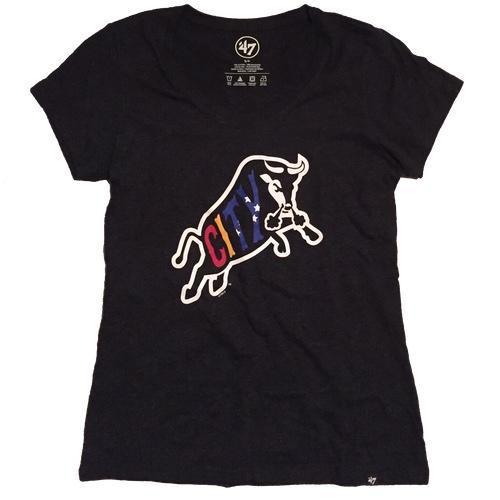 Durham Bulls 47 Brand Womens Black Bull City Club
