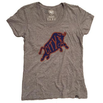Durham Bulls 47 Brand Womens Gray Bull City Club