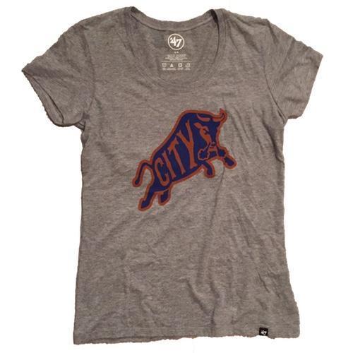 Durham Bulls 47 Brand Womens Gray Bull City Club