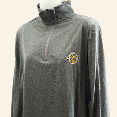 Charleston RiverDogs Women's Gray 1/4 Zip