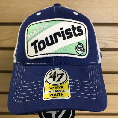 Asheville Tourists Youth '47 Brand MVP Adjustable Cap