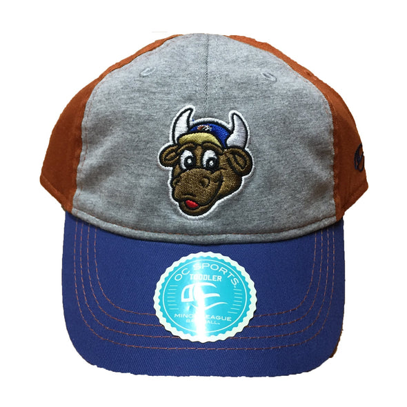 Durham Bulls Toddler Orange Bat Boy Cap