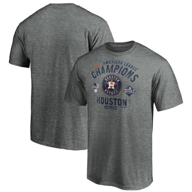 Houston Astros Fanatics Branded 2019 American League Champions Breaking Ball Tri-Blend T-Shirt - Gray
