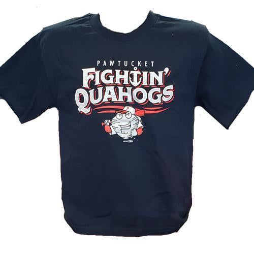 Pawtucket Red Sox Navy Youth Pawtucket Fightin' Quahogs Script Tee