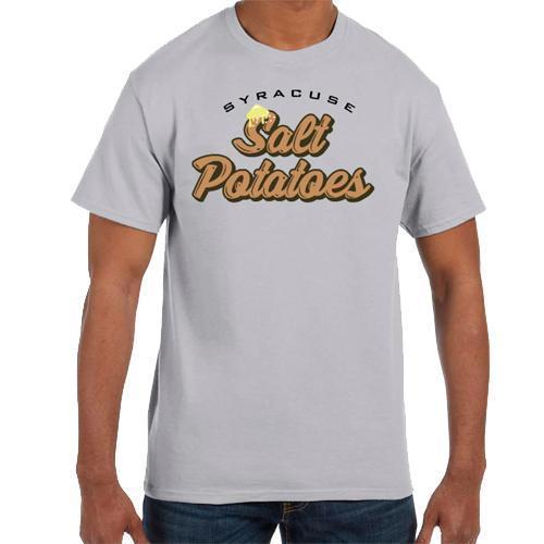 Syracuse Mets Grey Salt Potatoes Youth T-shirt