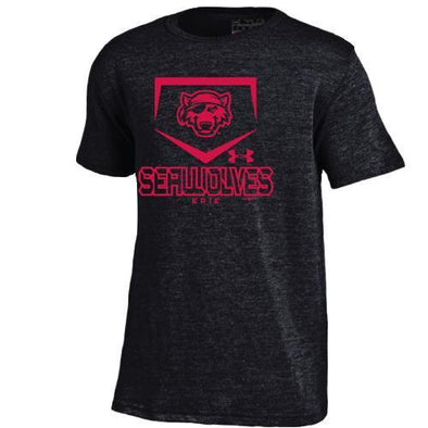 Erie SeaWolves Youth Under Armour Tri-Blend Tee