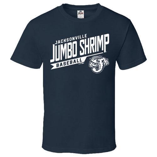 Jacksonville Jumbo Shrimp Bimm Ridder Youth Harbor Blue Bur Tee