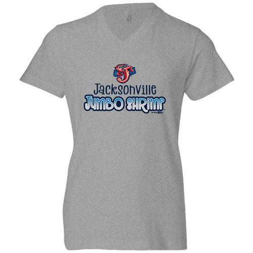 Jacksonville Jumbo Shrimp Bimm Ridder Youth Girls Heather Tee