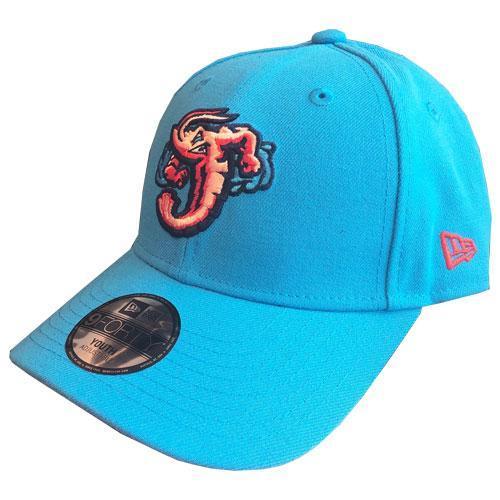 Jacksonville Jumbo Shrimp New Era Youth Neon 9Forty