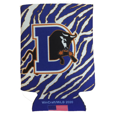 Durham Bulls Zebra Zubaz Koozie